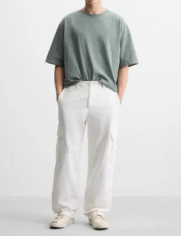 Tricou Oversize Zara, verde