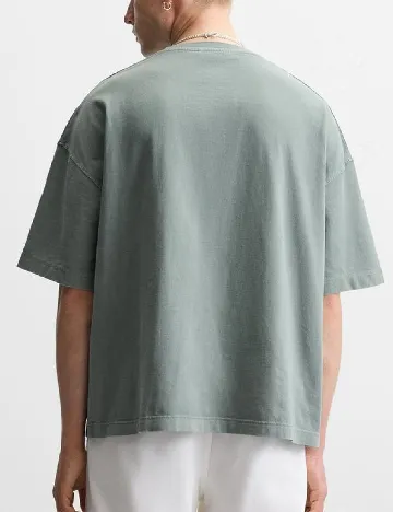 Tricou Oversize Zara, verde