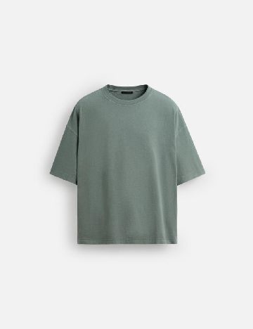 Tricou Oversize Zara, verde