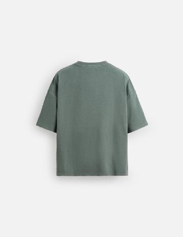 Tricou Oversize Zara, verde