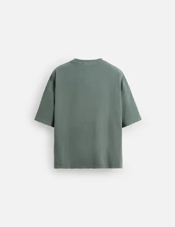 Tricou Oversize Zara, verde