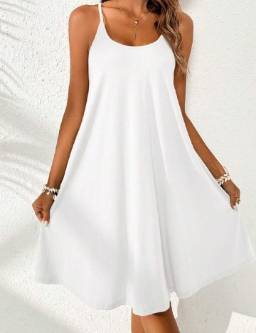 Rochie scurta SHEIN, alb