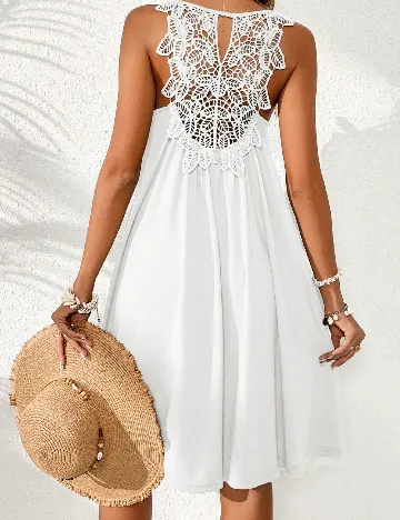 Rochie scurta SHEIN, alb