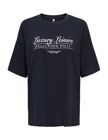 Tricou Oversize Only, bleumarin inchis