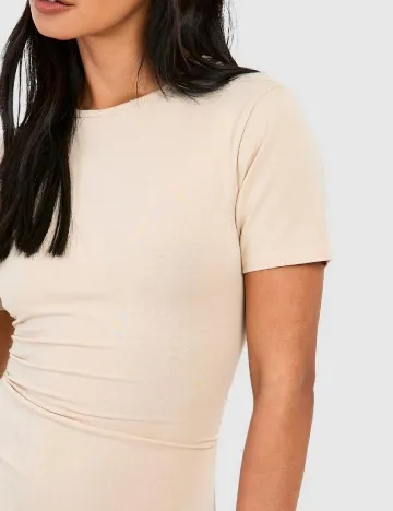 Rochie scurta Boohoo, crem