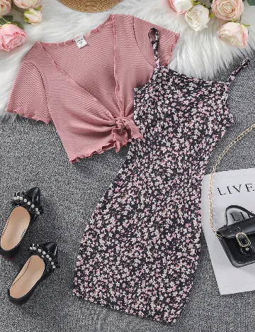 Compleu Shein Kids, mix culori