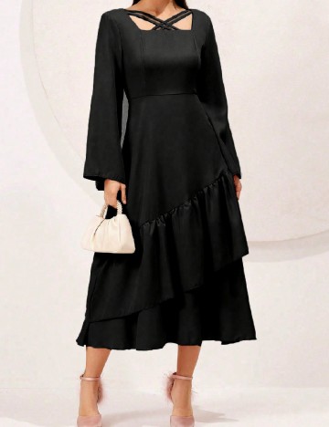 Rochie medie SHEIN, negru