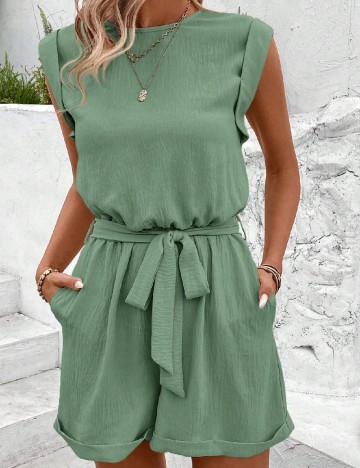 Salopeta SHEIN CURVE, verde