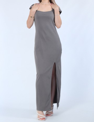 Rochie lunga Noisy May, gri