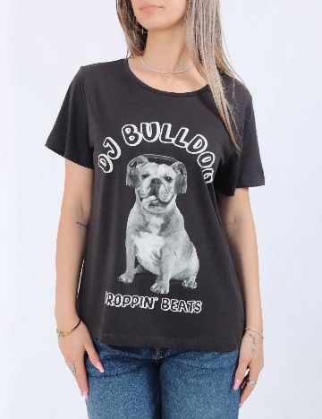 Tricou Noisy May, gri inchis