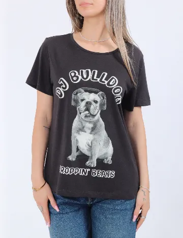 Tricou Noisy May, gri inchis