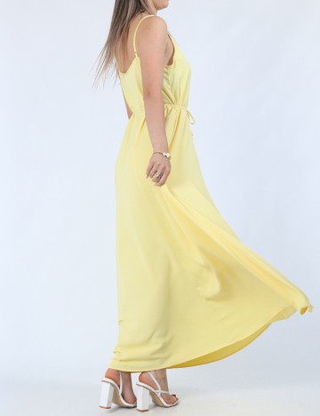 Rochie lunga Pieces, galben