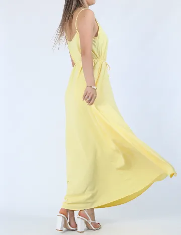 Rochie lunga Pieces, galben
