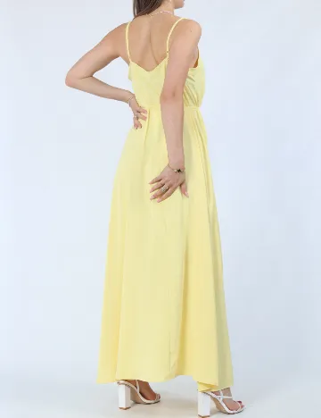 Rochie lunga Pieces, galben