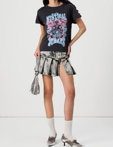 Tricou Noisy May, gri inchis