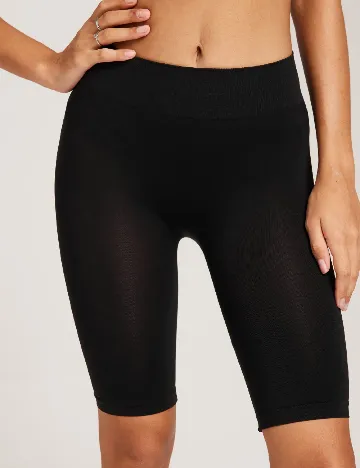 Colanti Pieces Plus Size, negru