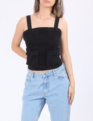 Top Jack&Jones, negru