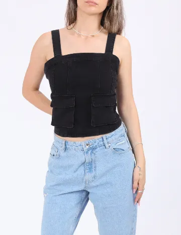 Top Jack&Jones, negru