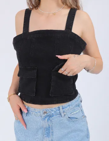 Top Jack&Jones, negru