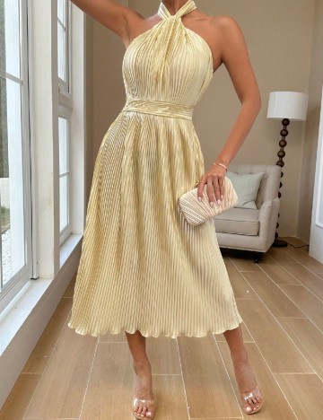 Rochie medie SHEIN, crem