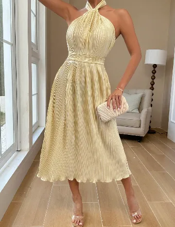 Rochie medie SHEIN, crem