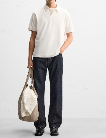 Tricou Zara, ecru