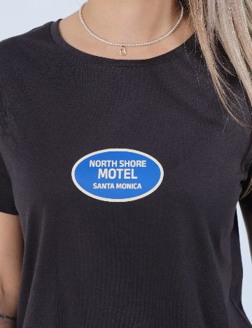 Tricou Noisy May, gri inchis