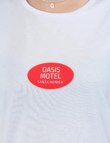 Tricou Noisy May, alb