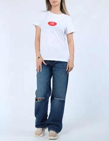 Tricou Noisy May, alb