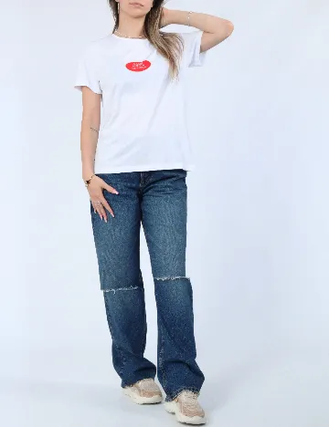 Tricou Noisy May, alb
