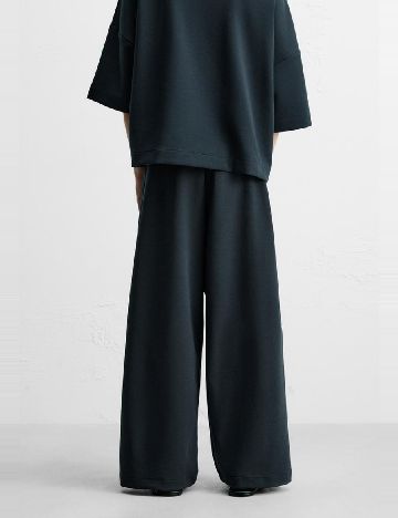 Pantaloni Zara, bleumarin