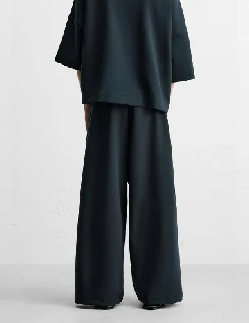 Pantaloni Zara, bleumarin