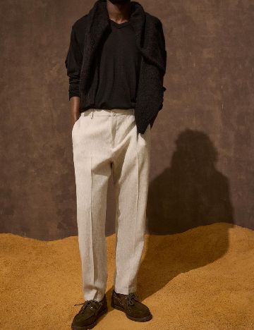 Pantaloni Zara, bej