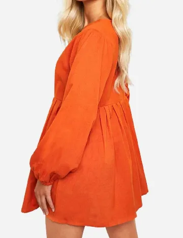 Rochie scurta Boohoo, portocaliu Portocaliu