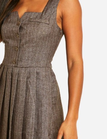 Rochie scurta Boohoo, maro