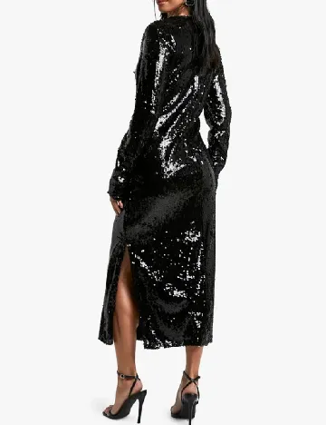 Rochie medie Boohoo, negru