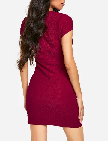 Rochie scurta Boohoo, visiniu