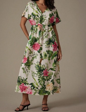 Rochie lunga SHEIN, floral print