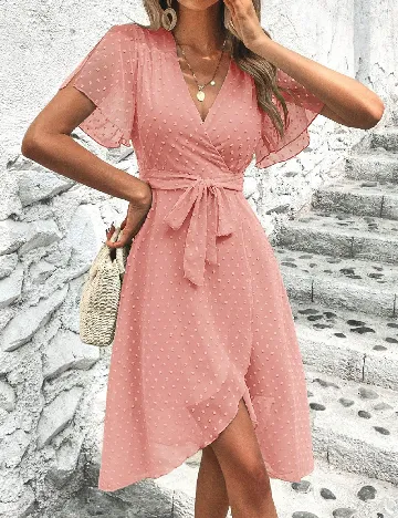 Rochie scurta SHEIN, roz
