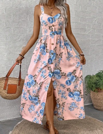 Rochie lunga SHEIN, roz
