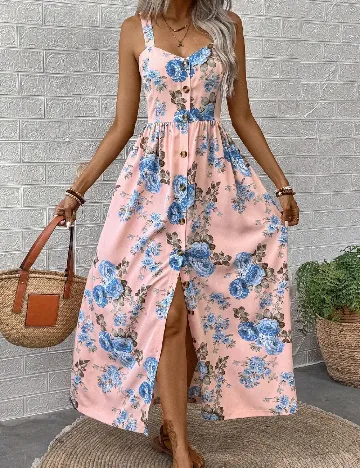 Rochie lunga SHEIN, roz