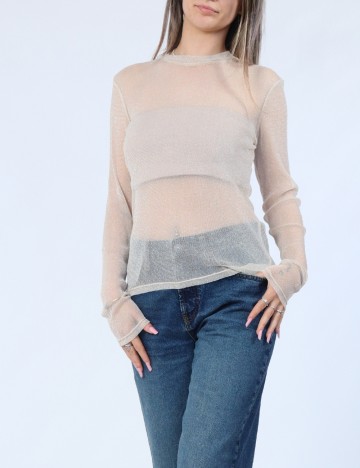 Bluza Noisy May, crem