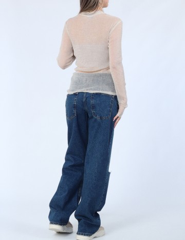 Bluza Noisy May, crem