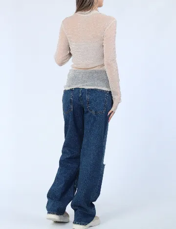 Bluza Noisy May, crem