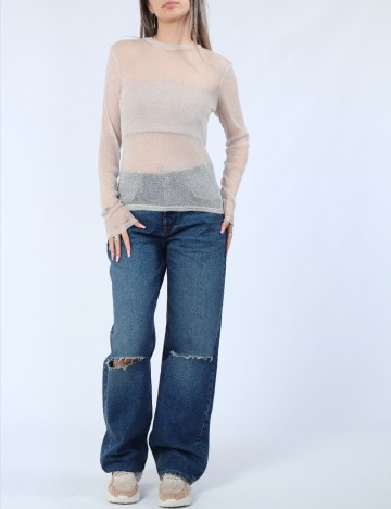 Bluza Noisy May, crem