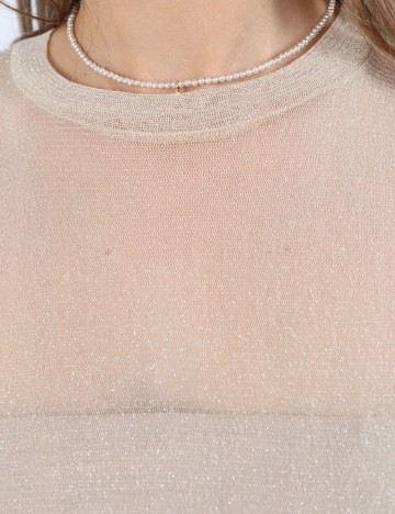 Bluza Noisy May, crem