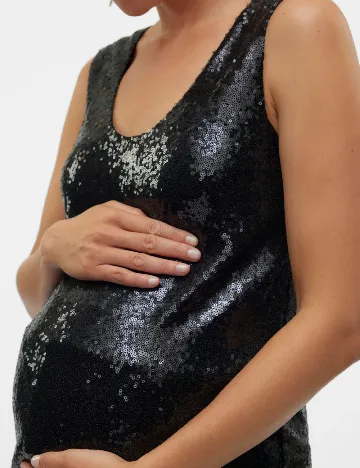 Maiou Vero Moda Maternity, negru