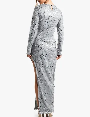Rochie lunga Boohoo, gri