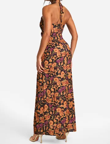 Rochie lunga Boohoo, floral print
