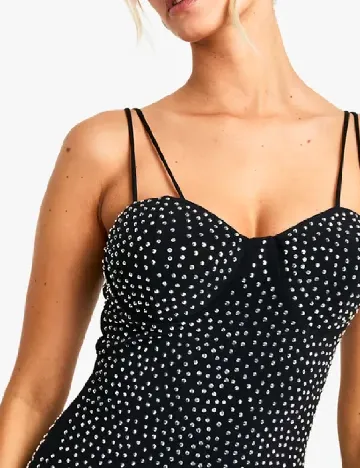 Rochie medie Boohoo, negru